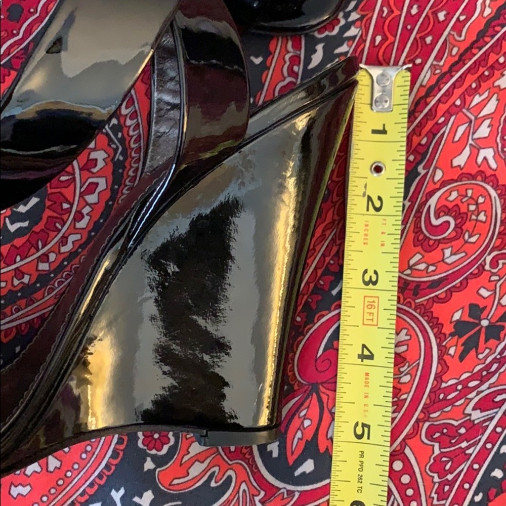 Dolce & Gabbana Wedge Sandals Black Size 40 - Picture 11 of 13